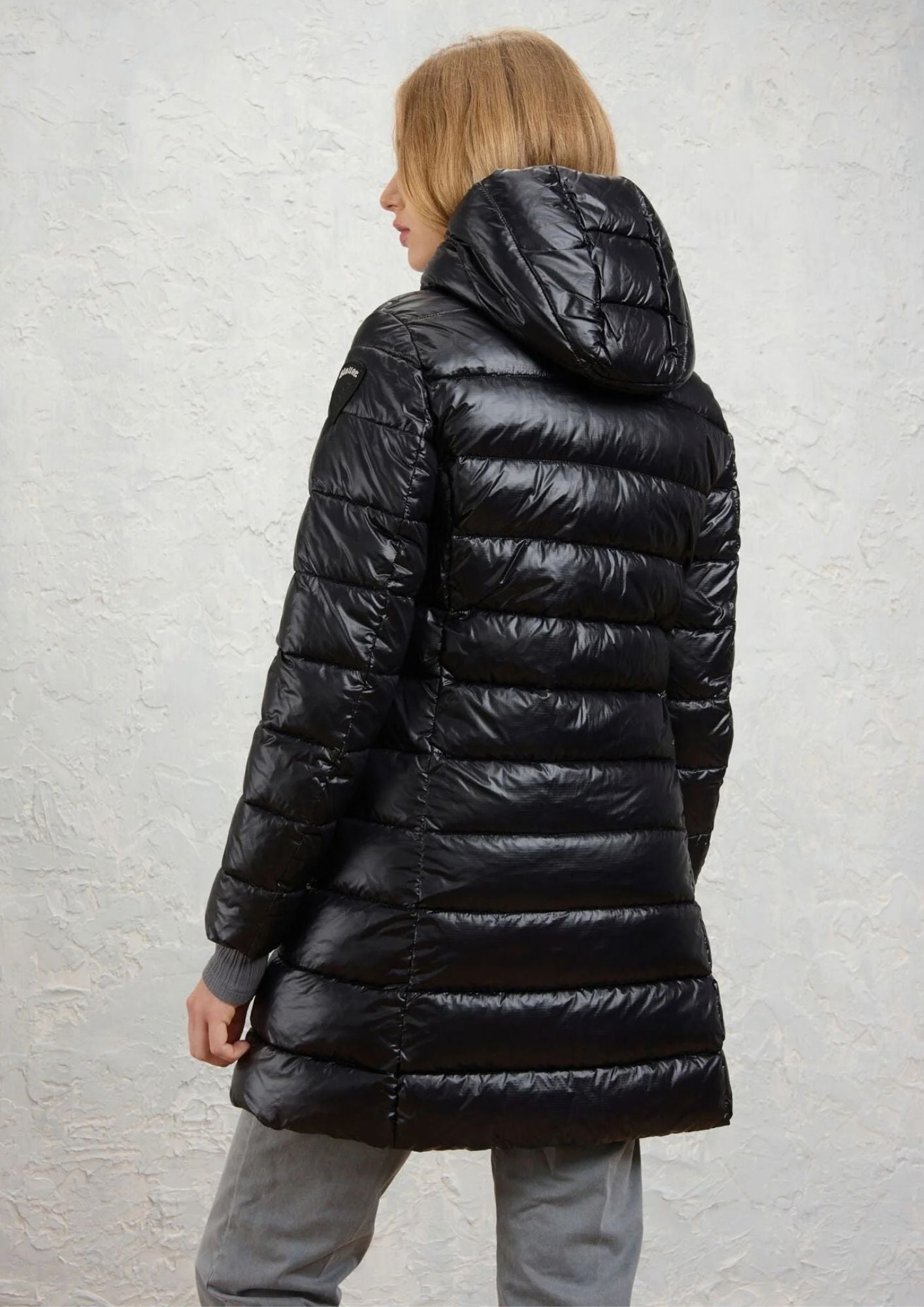 Piumino Imbottito Ovatta Termica Adelaide Nero Beige BLDK02073 6648 999EI BLAUER 