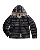 Giubbino Corto Imbottito Ovatta Termica Adams Nero Int. Beige BLUC02054 5958 999EI BLAUER 