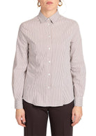 Camicia Donna Bianca a Maniche Lunghe Fantasia Pap 5233R103007N 3 DIANA GALLESI 