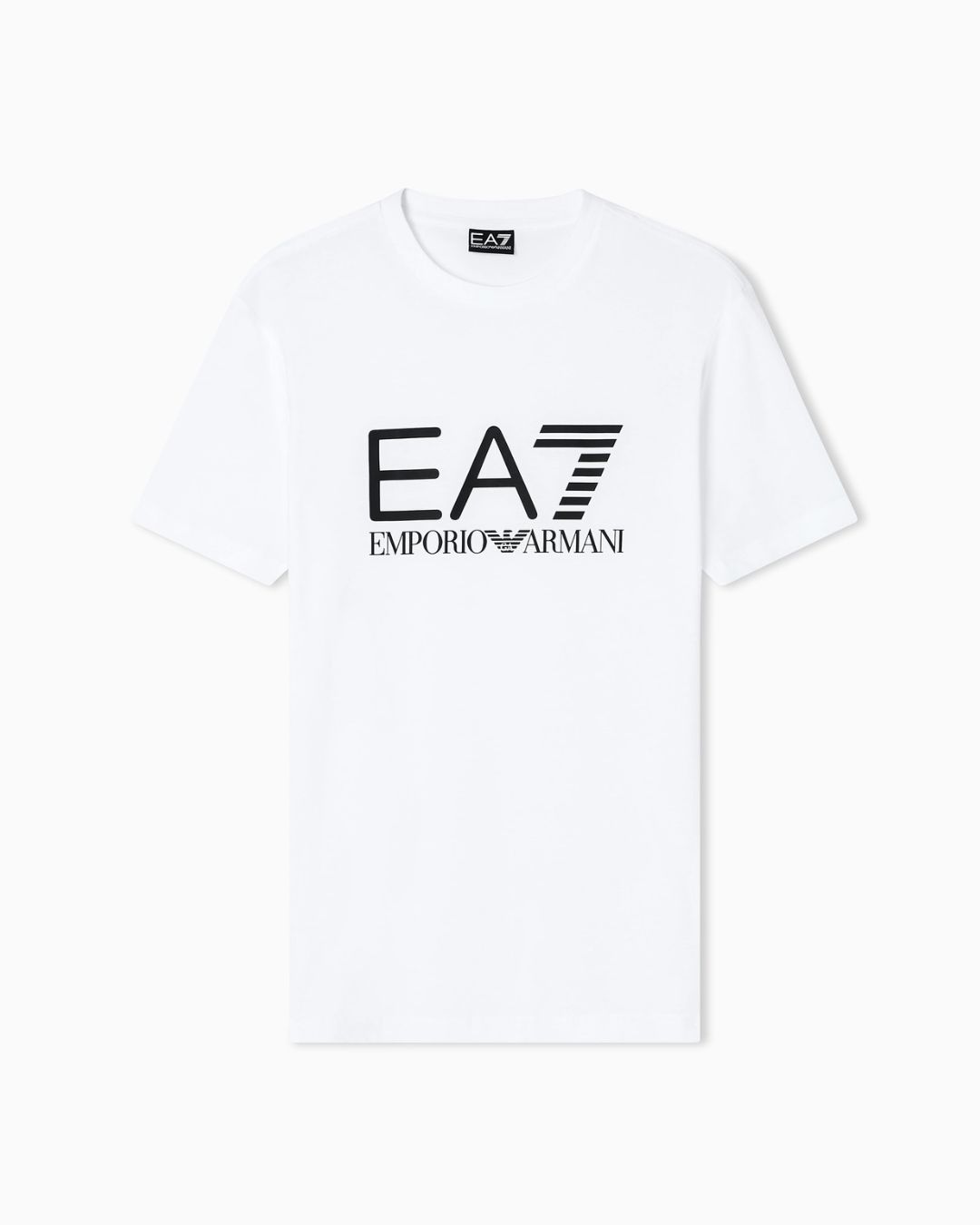 T-shirt Core Identity slim fit in cotone con maxi logo Bianco 7M001412 AF22264 U0002 EA7 EMPORIO ARMANI 