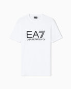 T-shirt Core Identity slim fit in cotone con maxi logo Bianco 7M001412 AF22264 U0002 EA7 EMPORIO ARMANI 