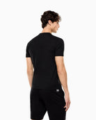 T-shirt Core Identity slim fit in cotone con maxi logo Nero 7M001412 AF22264 UC001 EA7 EMPORIO ARMANI 
