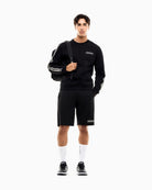 Felpa Logo Series regular in jersey Nero 7M002195 AF10377 UC001 EA7 EMPORIO ARMANI 