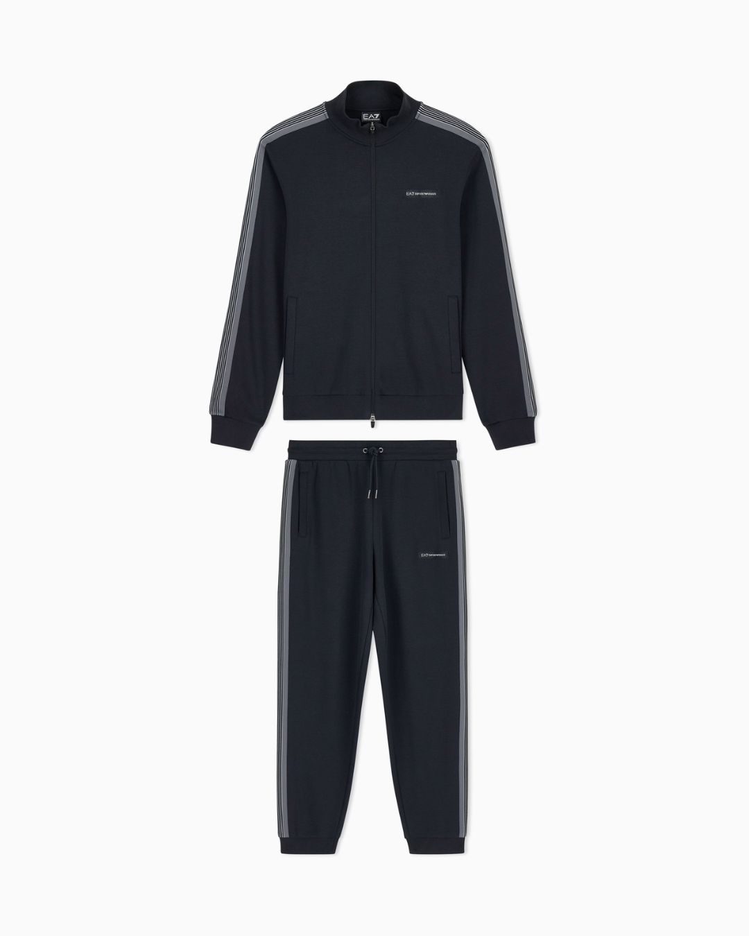 Tuta Logo Series in jersey misto cotone Nero 7M002221 AF12660 U8134 EA7 EMPORIO ARMANI 