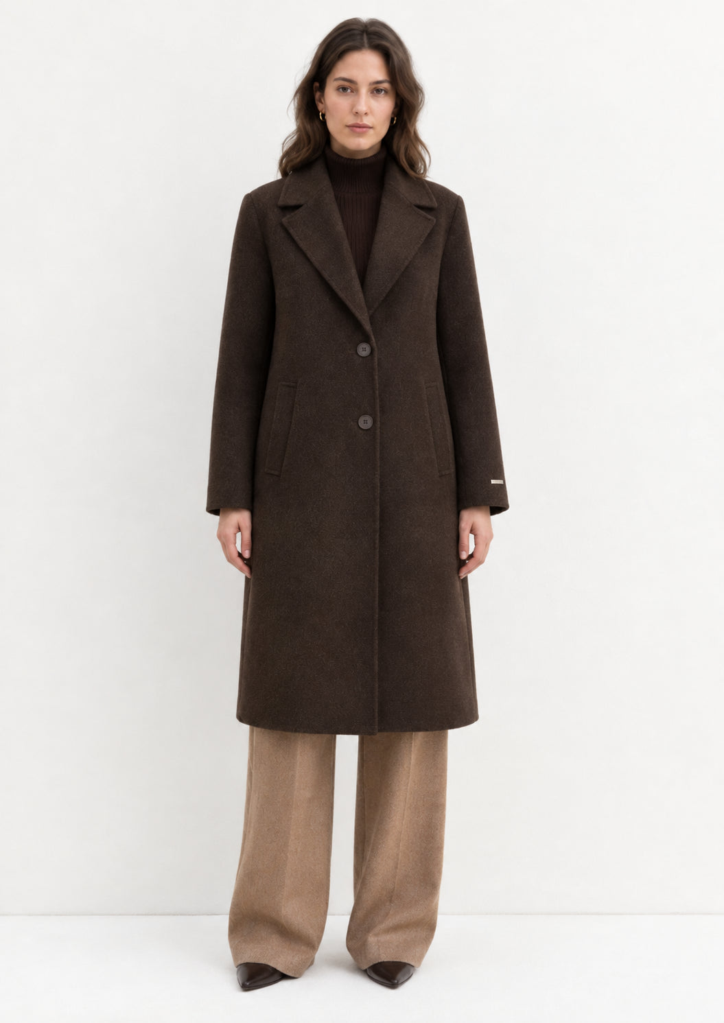Emme Marella Cappotto Donna Emmesodo Testa di Moro 2625016021200 008 EMME MARELLA 