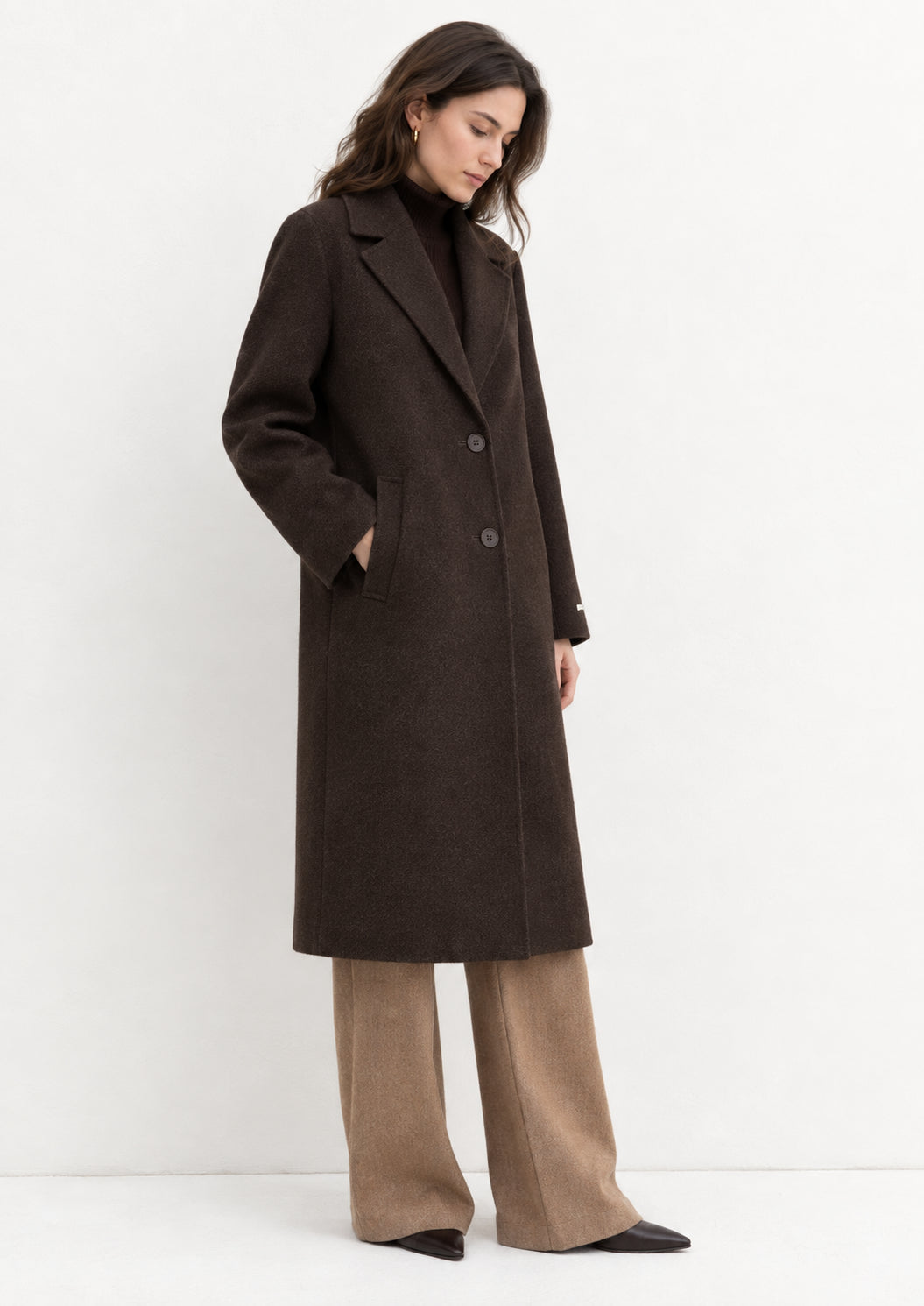 Emme Marella Cappotto Donna Emmesodo Testa di Moro 2625016021200 008 EMME MARELLA 