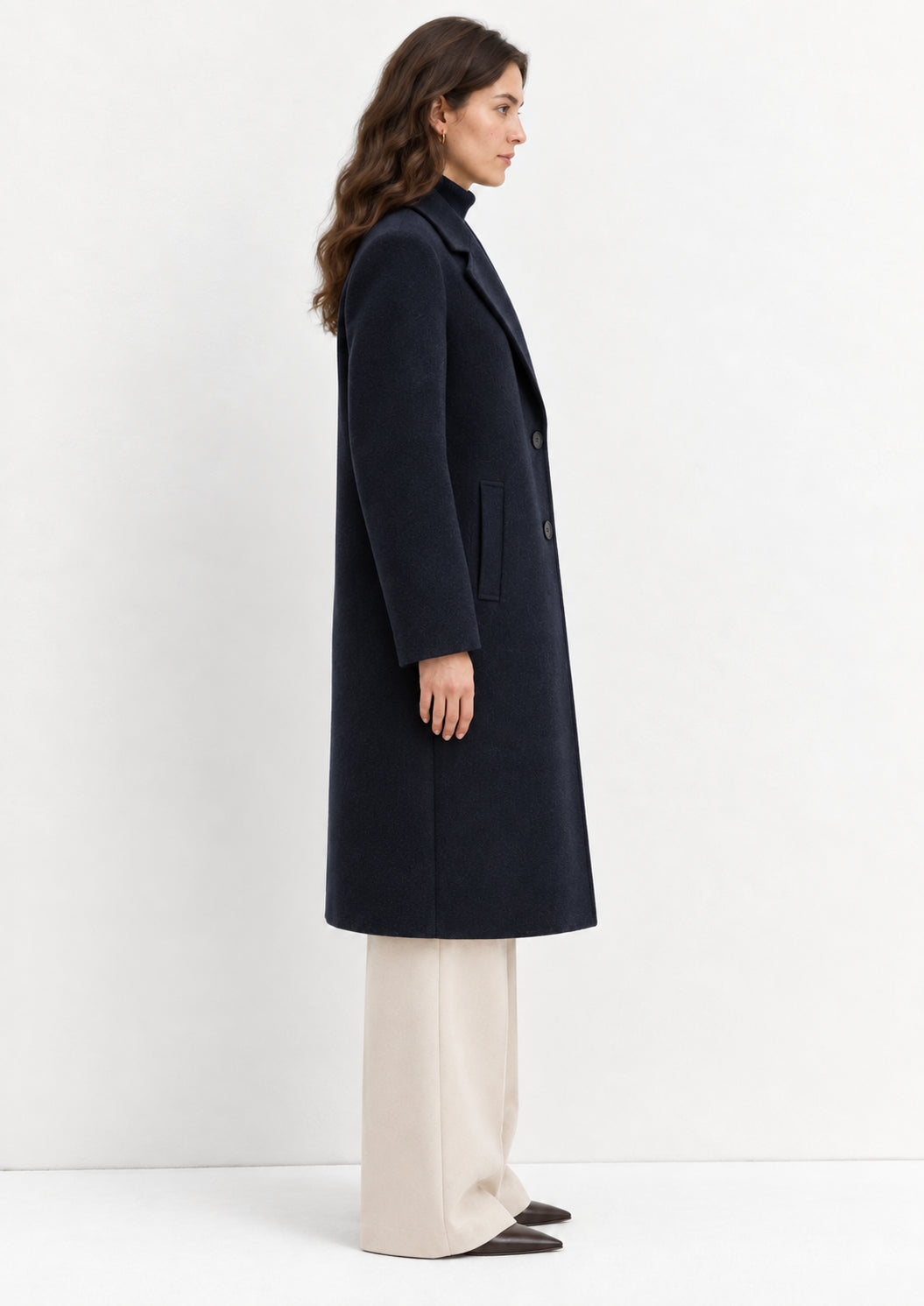 Emme Marella Cappotto Donna Emmesodo Blu Navy 2625016021200 009 EMME MARELLA 