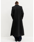 Cappotto lungo in double Grigio Scuro Melange 2625016031200 011 EMME MARELLA 