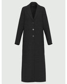 Cappotto lungo in double Grigio Scuro Melange 2625016031200 011 EMME MARELLA 