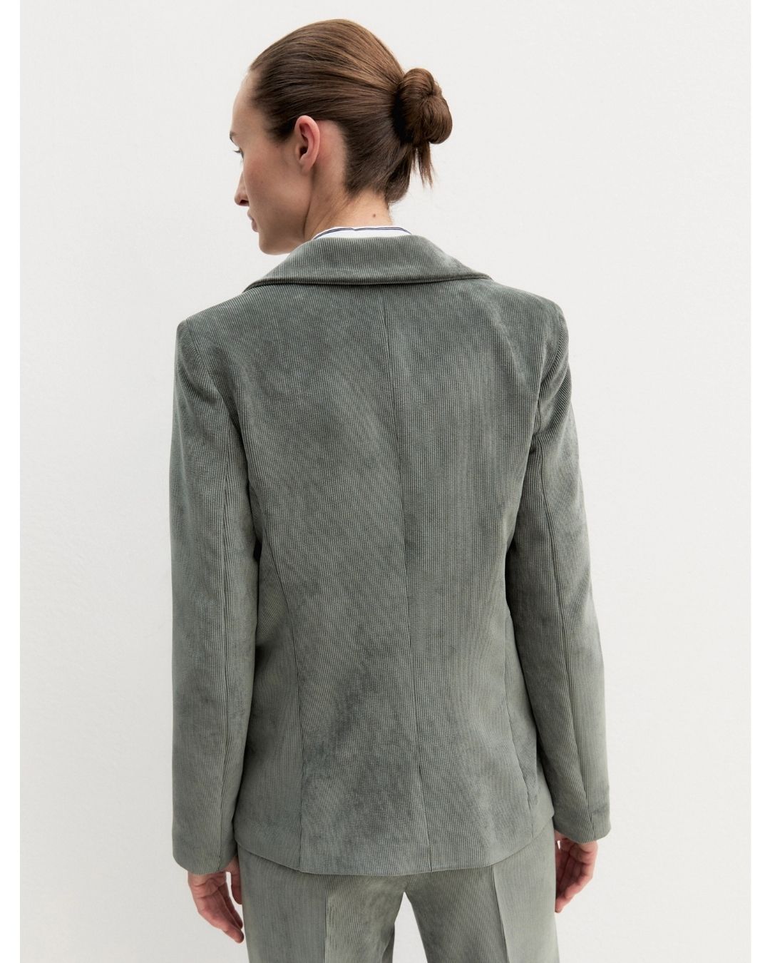 Blazer in velluto Sottobosco 2625046011200 004 EMME MARELLA 