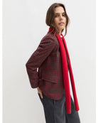 Blazer monopetto in flanella stretch Rosso 2625046032200 007 EMME MARELLA 