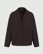 Giacca svasata in double Testa di moro 2625086011200 008 EMME MARELLA 