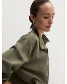 Bomber fluido Kaki 2625086014200 002 EMME MARELLA 