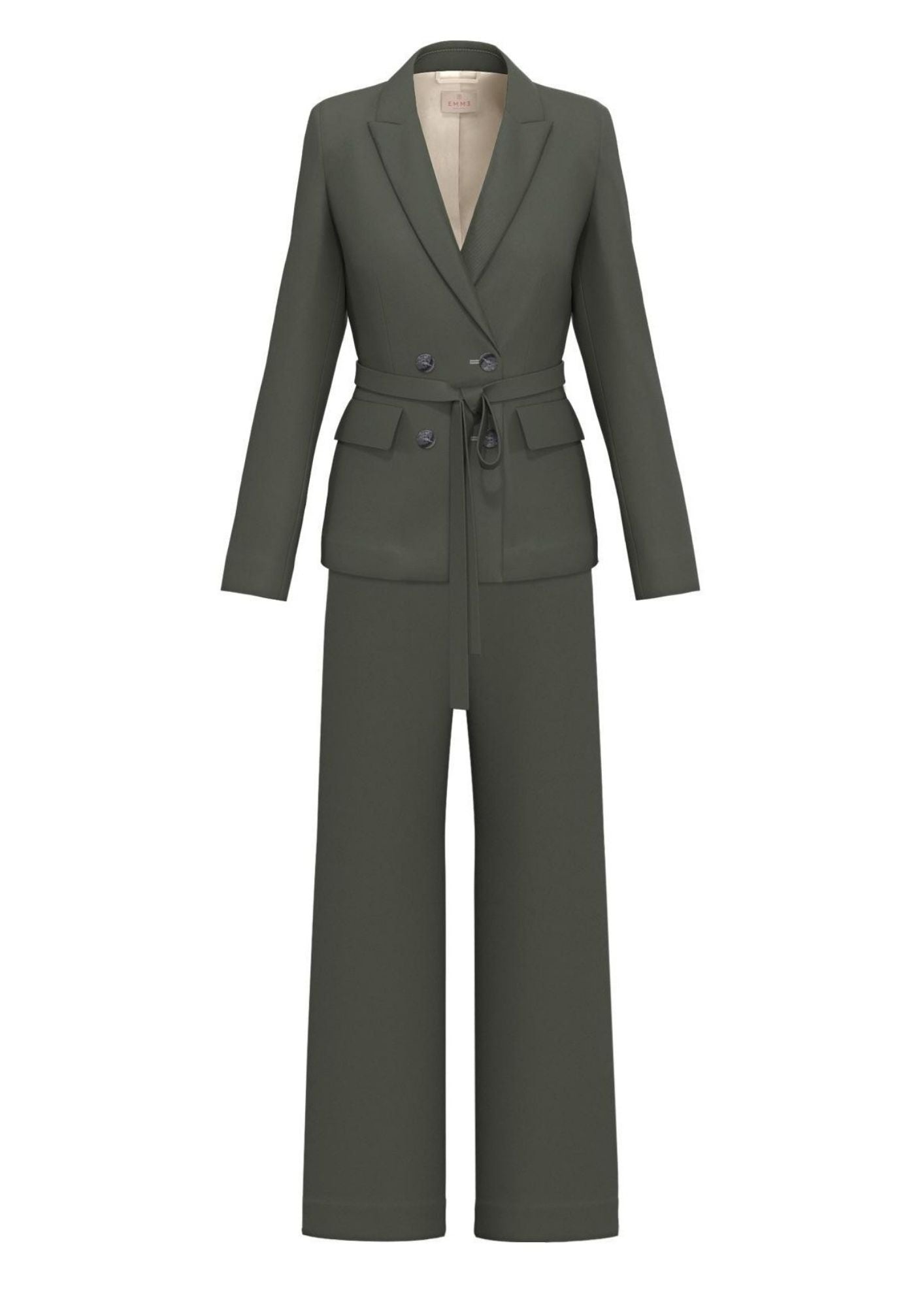 Emme Marella Tailleur Donna Emmvoliera Verde Sottobosco 2625096051200 002 EMME MARELLA 