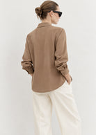Emme Marella Camicia Donna Emmvisone Cammello 2625116051200 003 EMME MARELLA 