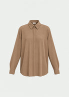 Emme Marella Camicia Donna Emmvisone Cammello 2625116051200 003 EMME MARELLA 
