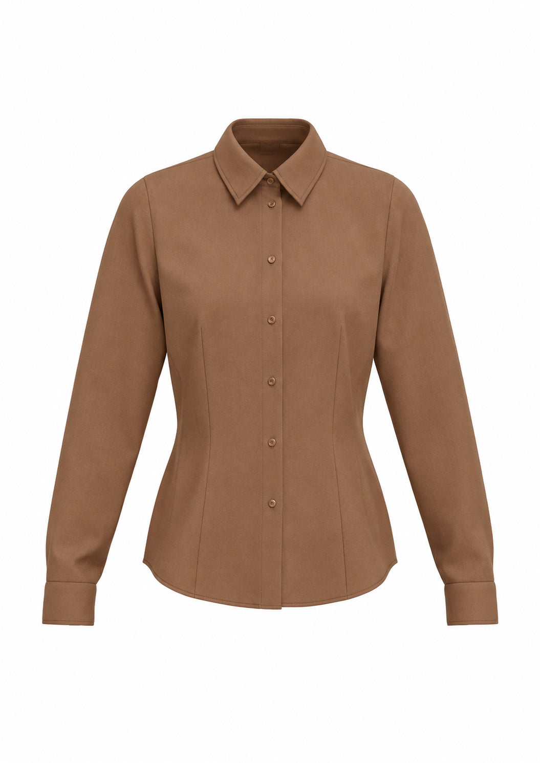 Emme Marella Camicia Donna Emmscalata Cognac 2625116071200 001 EMME MARELLA 