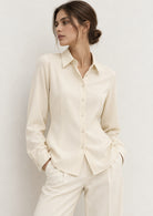 Emme Marella Camicia Donna Emmscalata Avorio 2625116071200 002 EMME MARELLA 