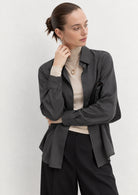 Emme Marella Camicia Donna Emmscalata Grigio Ardesia 2625116081200 015 EMME MARELLA 