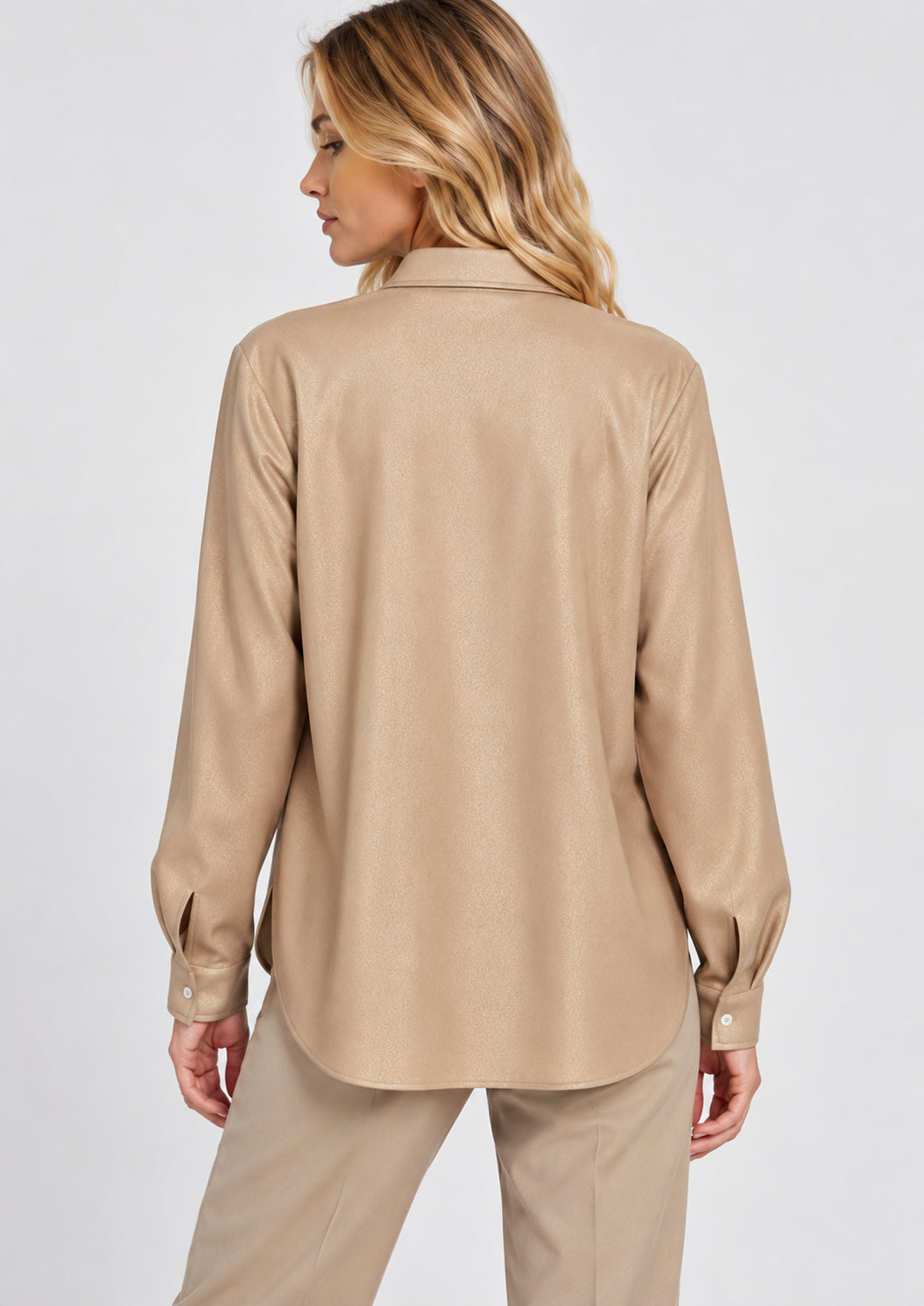 Emme Marella Camicia Donna Emmcertosa Bianco Panna 2625116082200 002 EMME MARELLA 