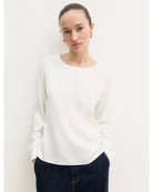 Blusa in raso stretch Avorio 2625116091200 001 EMME MARELLA 
