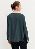 Emme Marella Blusa Donna Emmcursore Verde Olio 2625116091200 003 EMME MARELLA 