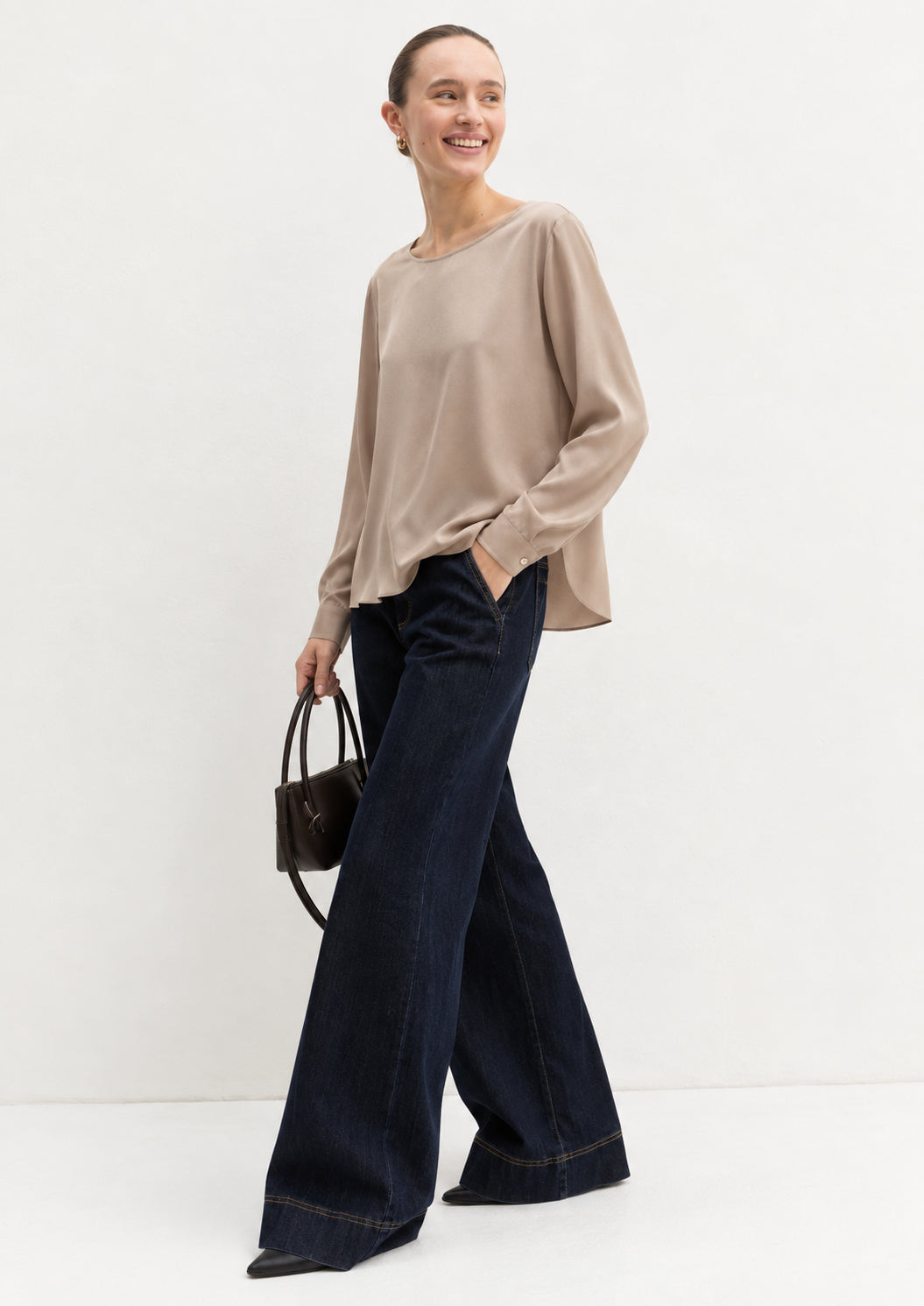 Emme Marella Blusa Donna Emmcursore Beige Mardorla 2625116091200 004 EMME MARELLA 
