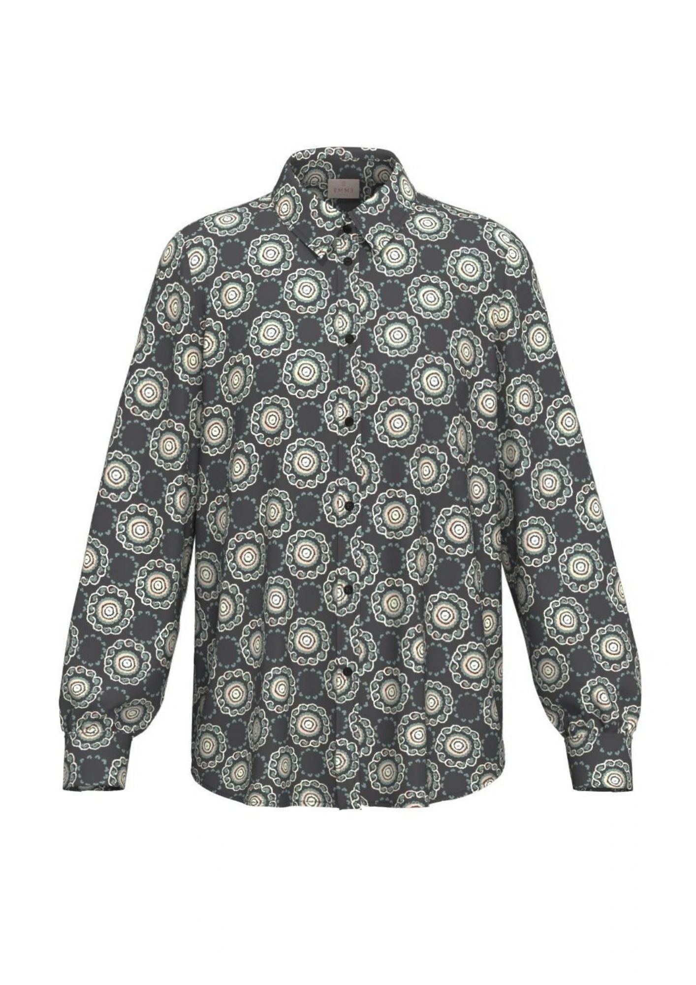 Emme Marella Camicia Donna Emmspiga Grigio Scuro 2625116161200 004 EMME MARELLA 