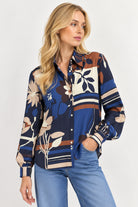 Emme Marella Camicia Donna Emmdenaro Bianco Floreale 2625116191200 001 EMME MARELLA 