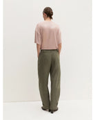 Pantalone fluido in tessuto crinckle Emmcalca Kaki 2625136014200 002 EMME MARELLA 