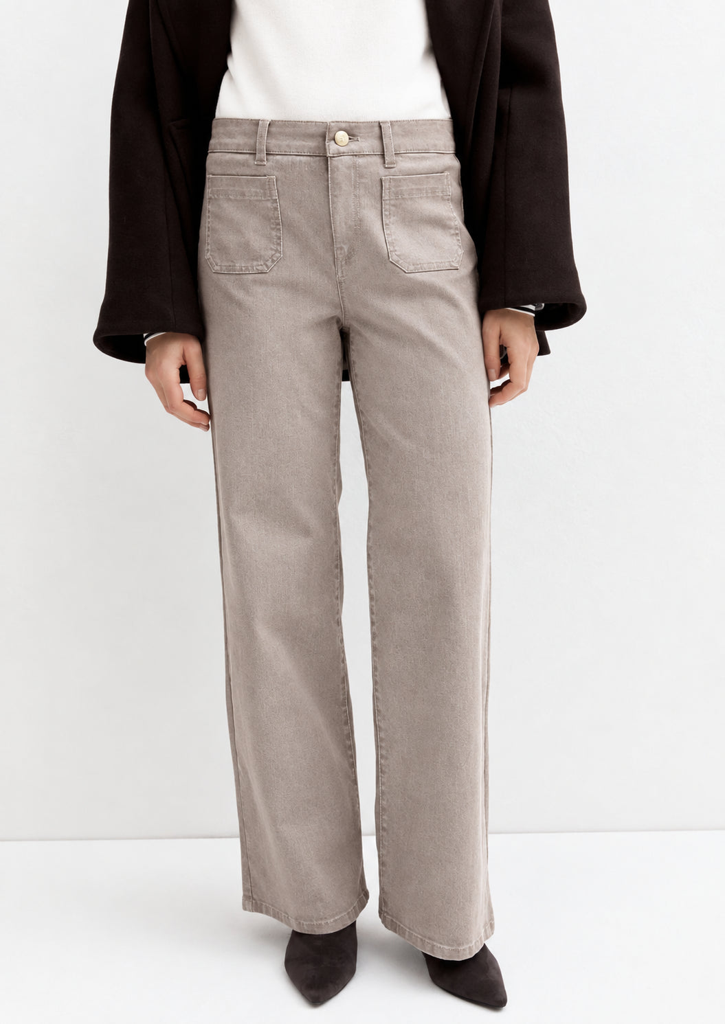 Emme Marella Pantalone Donna Emmestro Ecru 2625136052200 001 EMME MARELLA 
