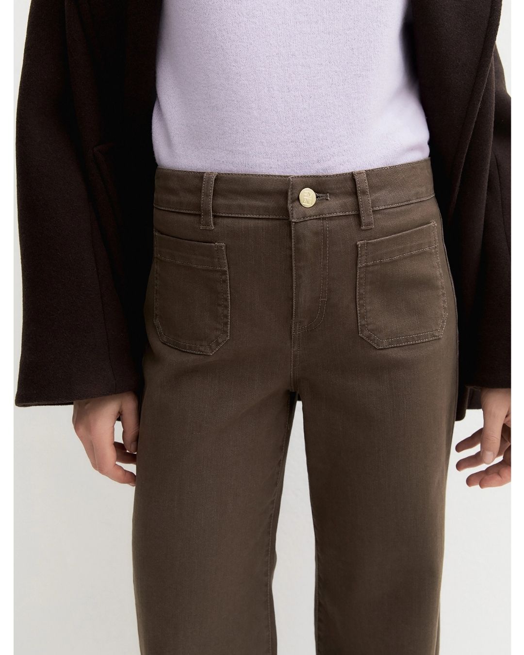 Pantalone ampio Tortora 2625136052200 002 EMME MARELLA 