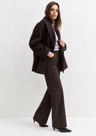 Emme Marella Pantalone Donna Emmestro Marrone Bosco 2625136052200 003 EMME MARELLA 