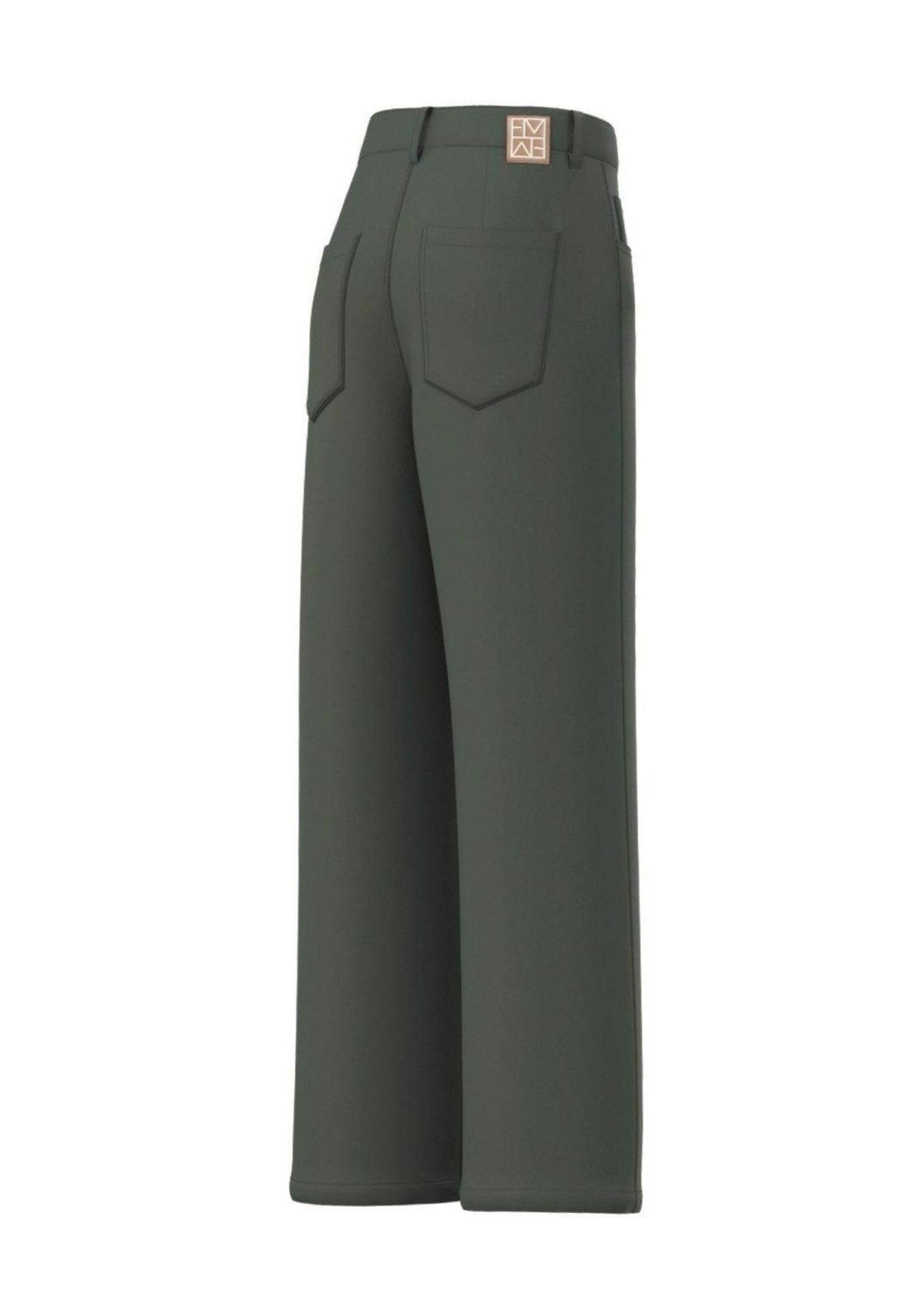 Emme Marella Pantalone Donna Emmfuxia Verde Sottobosco 2625136061200 003 EMME MARELLA 