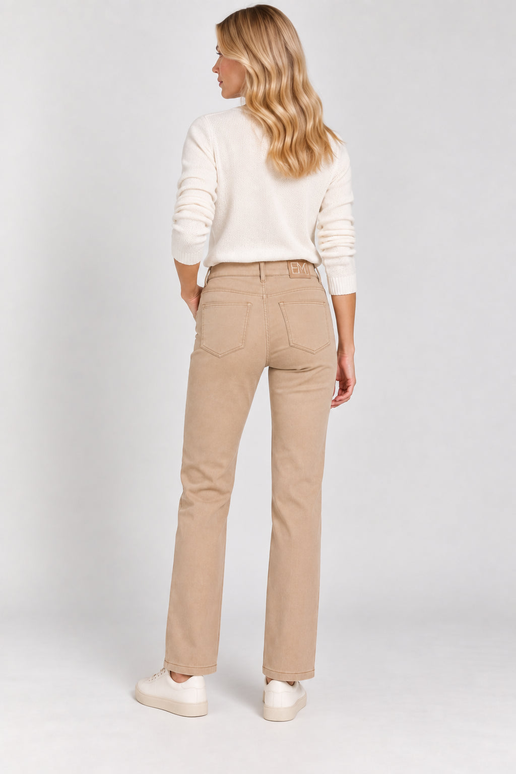 Emme Marella Pantalone Donna Emmmemo Ecru 2625136062200 001 EMME MARELLA 