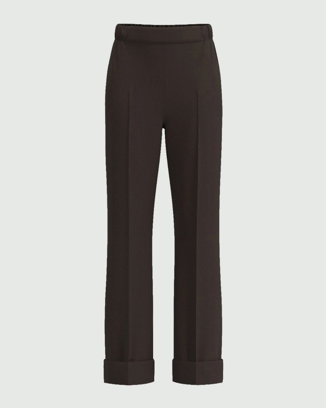 Pantalone in gabardina stretch Testa di moro 2625136082200 009 EMME MARELLA 