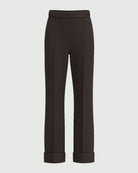 Pantalone in gabardina stretch Testa di moro 2625136082200 009 EMME MARELLA 
