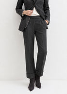 Emme Marella Pantalone Donna Emmflirt Grigio Antracite 2625136082200 010 EMME MARELLA 