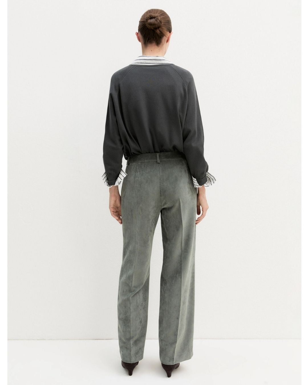 Pantalone in velluto a coste stretch Sottobosco 2625136101200 004 EMME MARELLA 