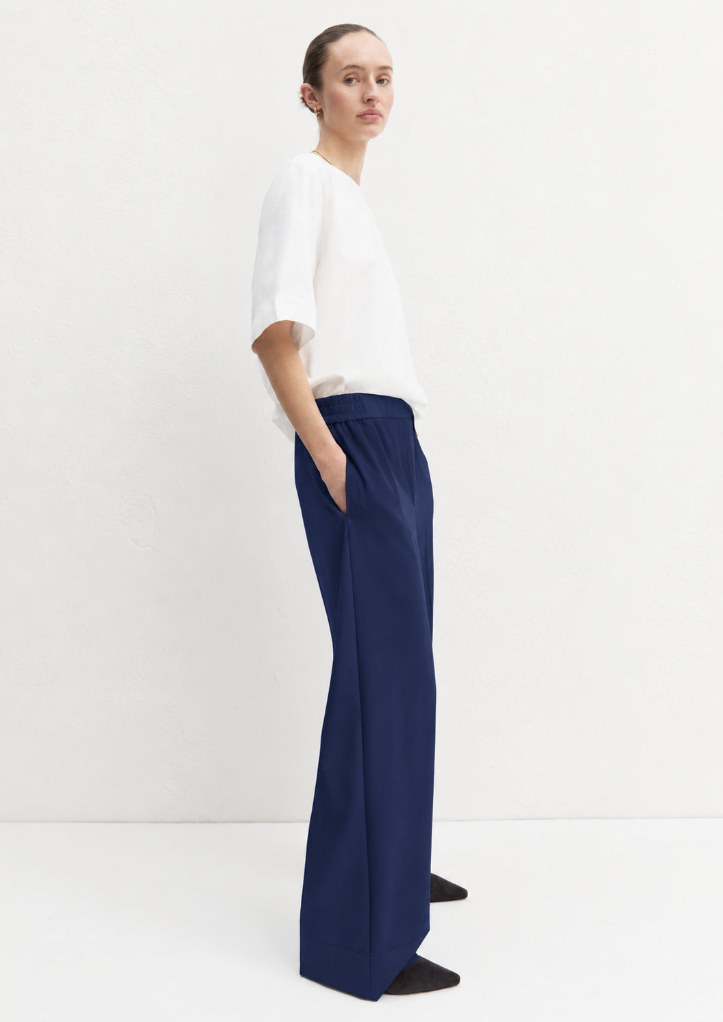 Emme Marella Pantalone Donna Emmfiesta Navy 2625136111200 001 EMME MARELLA 