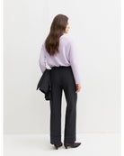 Pantalone dritto in gabardina stretch Emmpentola2 Blu 2625136202200 002 EMME MARELLA 