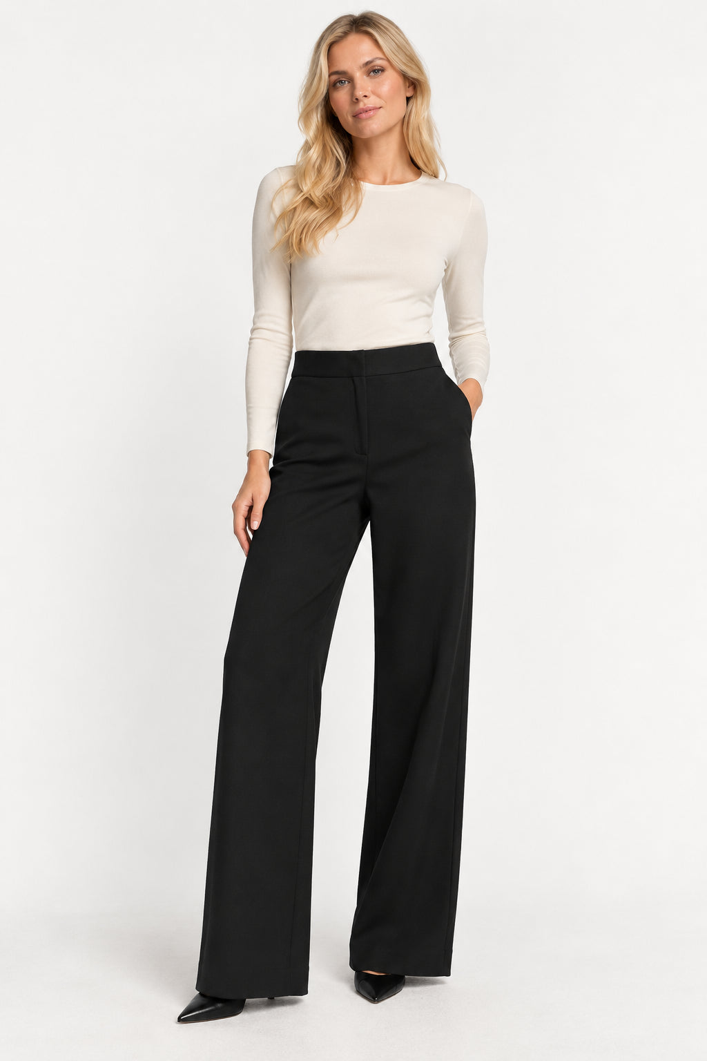 Pantalone lungo in Twill tecnico Emmvoliera2 Nero 2625136251200 004 EMME MARELLA 