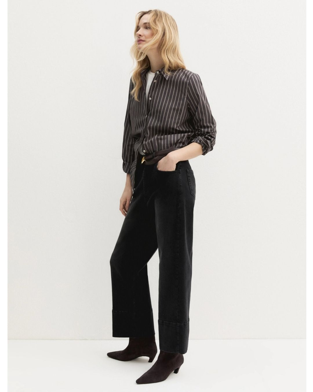 Jeans cropped Nero 2625186041200 004 EMME MARELLA 