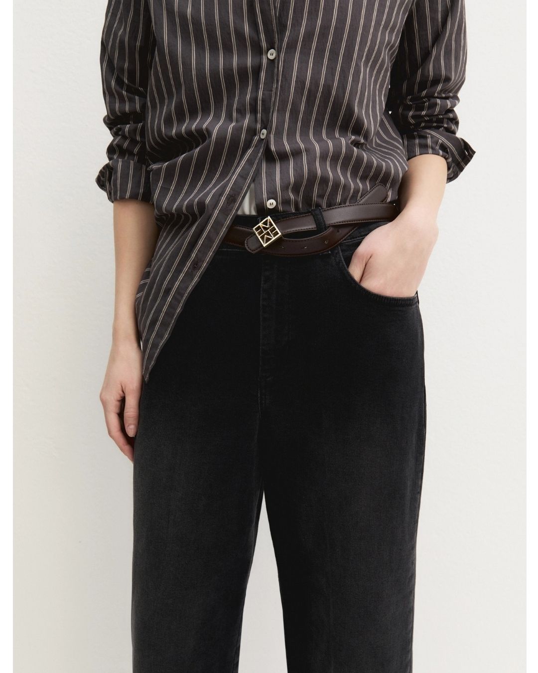 Jeans cropped Nero 2625186041200 004 EMME MARELLA 