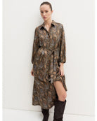 Chemisier lungo in twill stampato Sottobosco 2625226131200 008 EMME MARELLA 