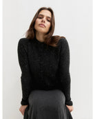 Cardigan in misto lana con paillette Grigio scuro melange 2625346022200 006 EMME MARELLA 