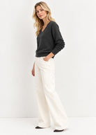 Maglia in filato di misto lana con lurex e paillette Emmfertile Grigio Scuro Melange 2625366051200 004 EMME MARELLA 