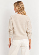 Maglia in filato di misto lana con lurex e paillette Emmfertile Avorio 2625366051200 005 EMME MARELLA 