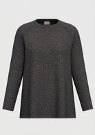 Maglia in filato di misto lana con lurex e paillette Emmardente Grigio Scuro 2625366171200 004 EMME MARELLA 