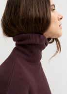 Maglia a collo alto in pura lana Emmedicola Bordeaux 2625366262200 005 EMME MARELLA 